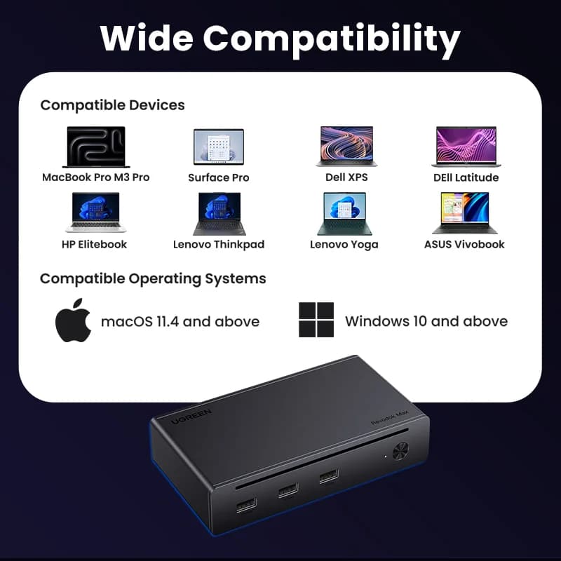 8K出力対応 Thunderbolt 4 ドッキングステーション (8in1)