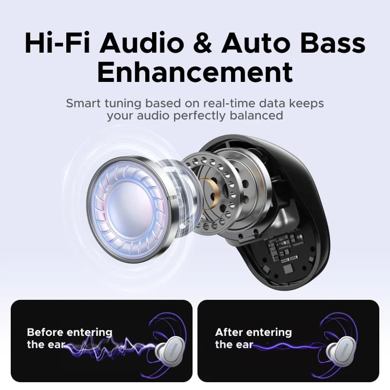 Bluetooth 6.0とアプリコントロール対応 ワイヤレスイヤホン