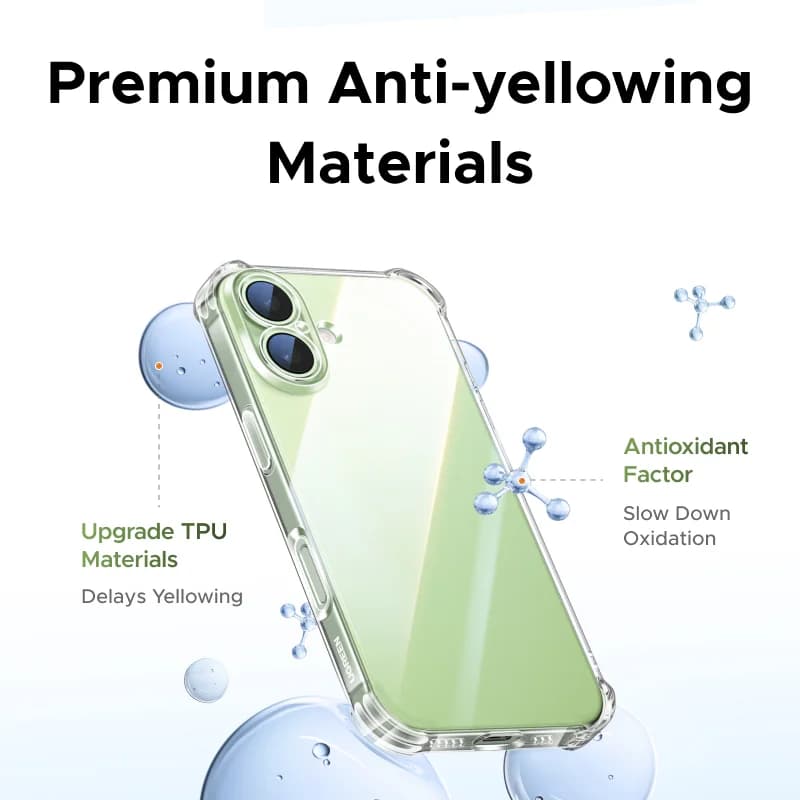 iPhone用 クリア耐衝撃エアバッグケース