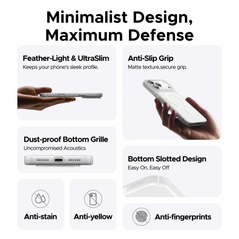 iPhone Pro Max用 マグネット式耐衝撃ケース