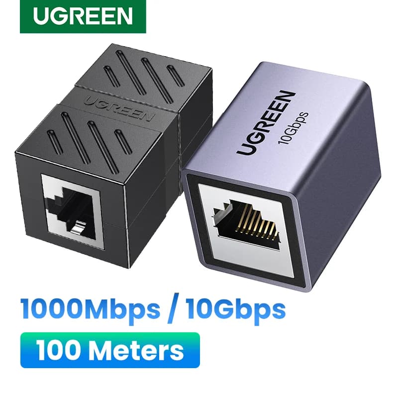 RJ45 イーサネット メス-メス カプラー アダプター