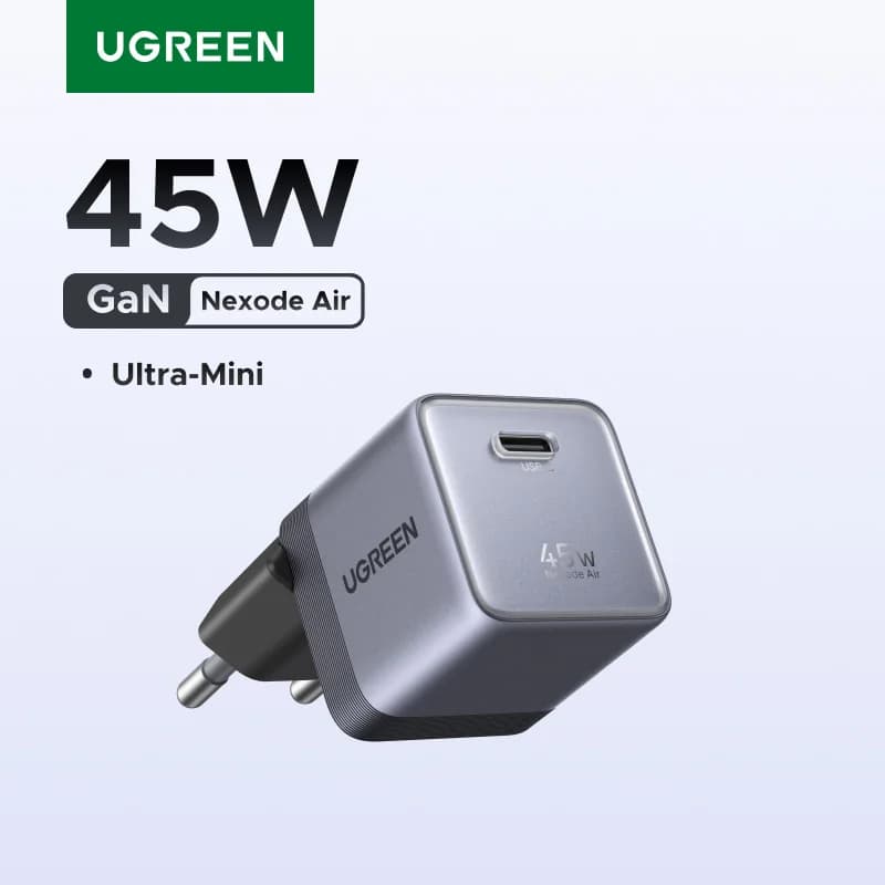 45W GaN USB-C充電器 コンパクト高速充電