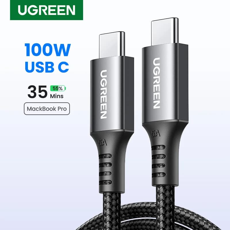 100W USB-C to USB-C PD高速充電ケーブル