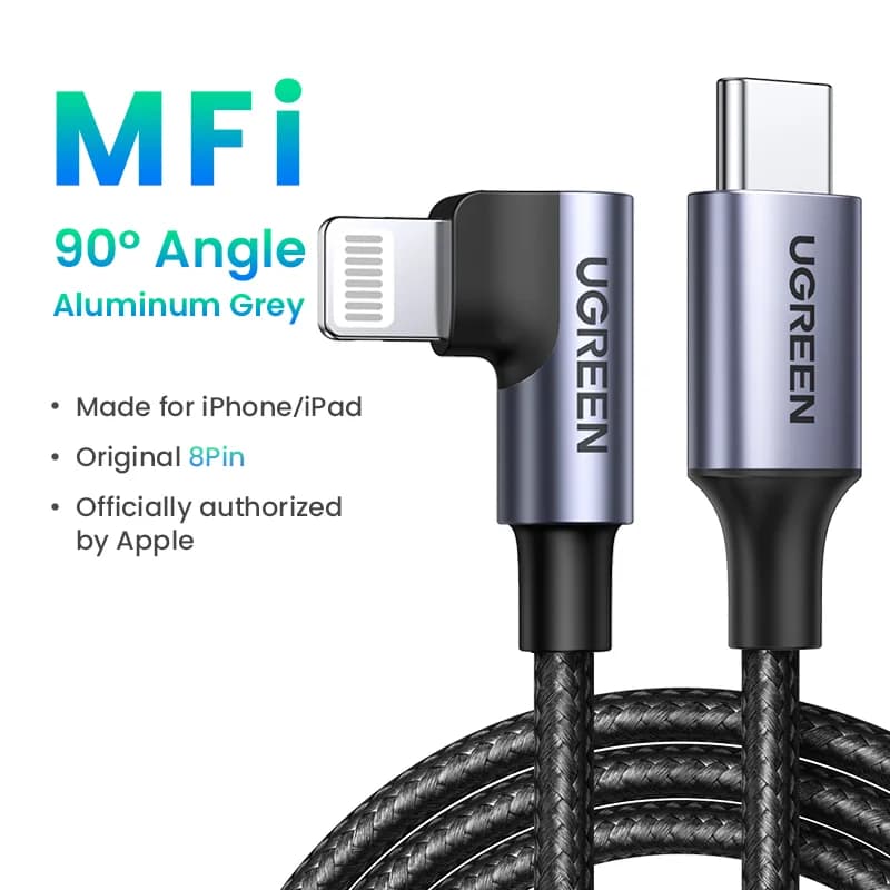MFi認証 USB-C to Lightning ケーブル 30W PD高速充電対応