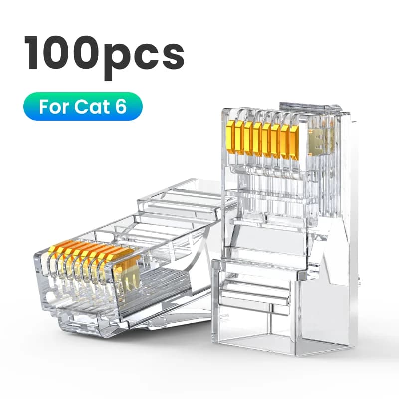 Cat6 RJ45 イーサネット ネットワークケーブル コネクタ