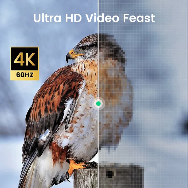 Micro HDMI - HDMIケーブル 4K 60Hz