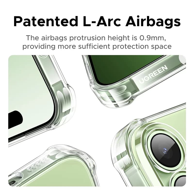 iPhone用 クリア耐衝撃エアバッグケース