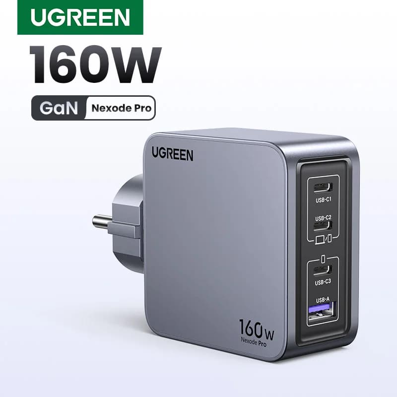 韓国プラグ対応 160W GaN USB-C充電器