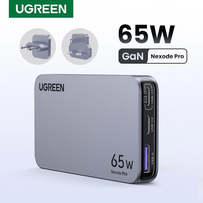 65W GaN USB-C充電器 Quick Charge 4.0対応