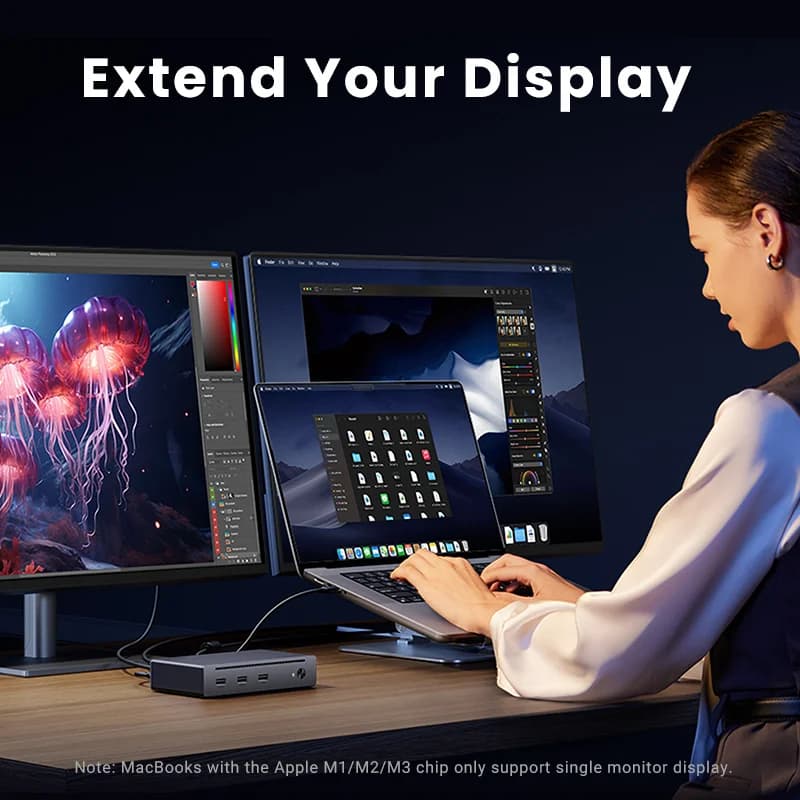 8K出力対応 Thunderbolt 4 ドッキングステーション (8in1)