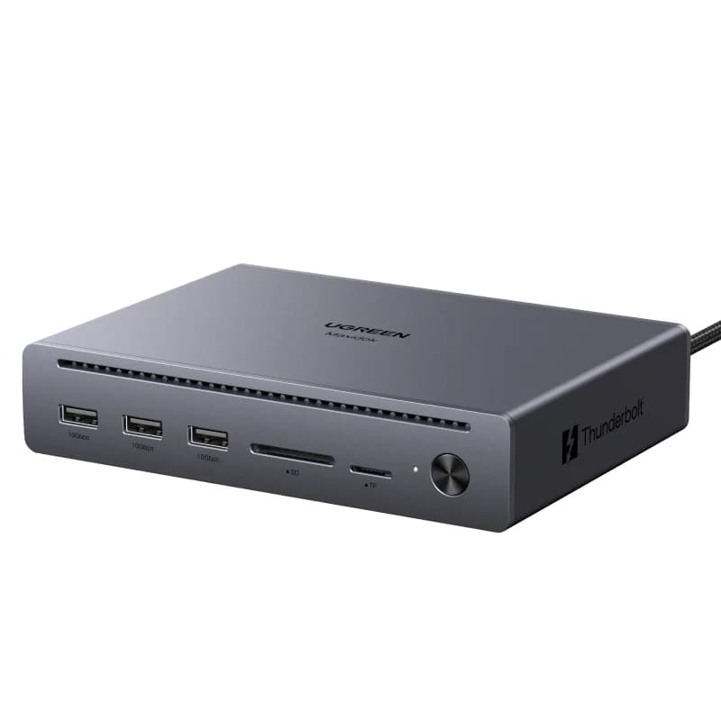 Thunderbolt 5 120Gbps対応 10-in-1 ドッキングステーション