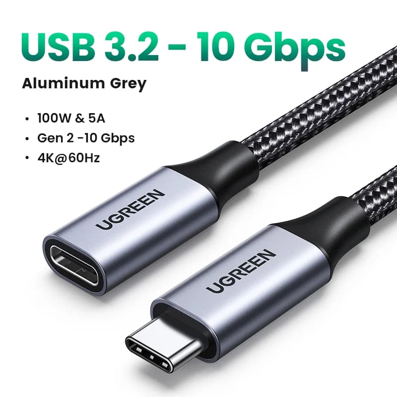 USB-C延長ケーブル
