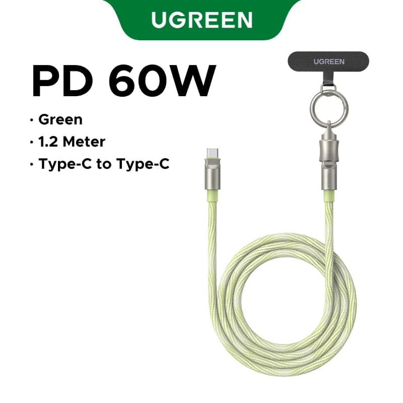 PD60W USB-C ランヤード充電ケーブル