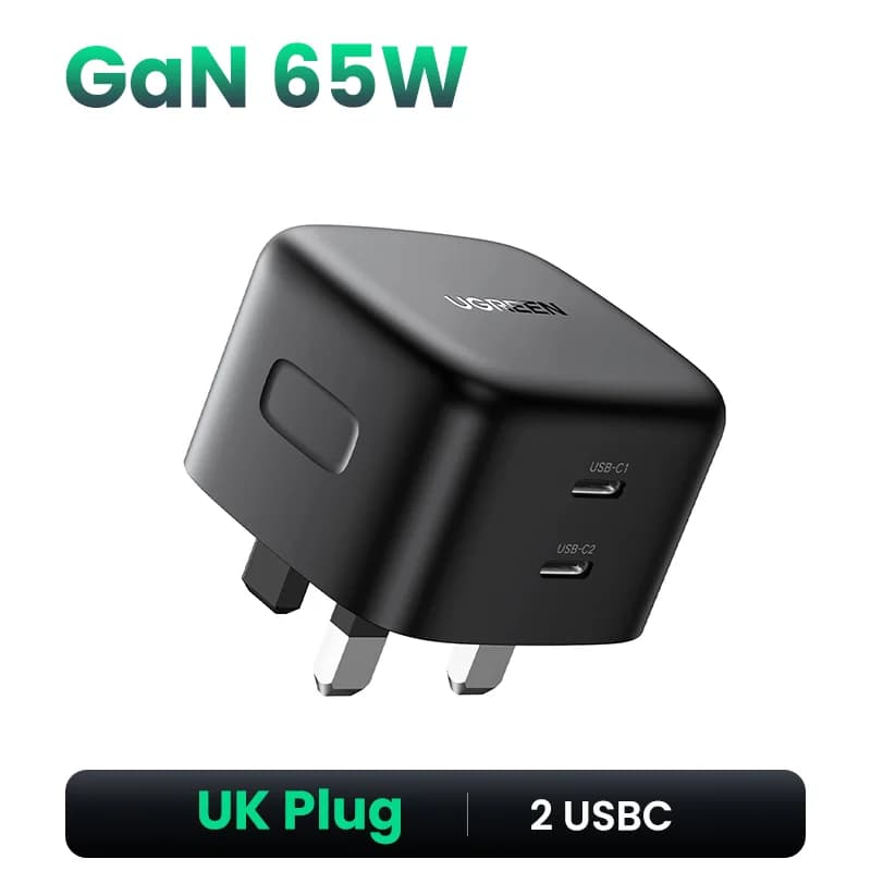 100W GaN USB-C高速充電器 UKプラグ