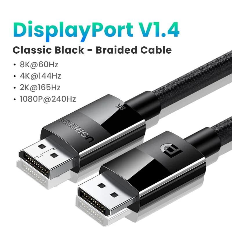 DisplayPort 8K ビデオケーブル
