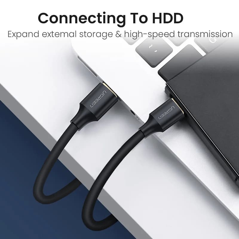 Mini USB to USB データ通信・充電ケーブル