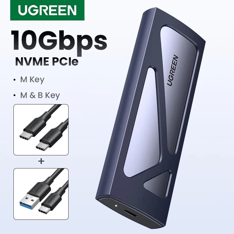 M.2 NVMe SSDエンクロージャー USB-C 5Gbps