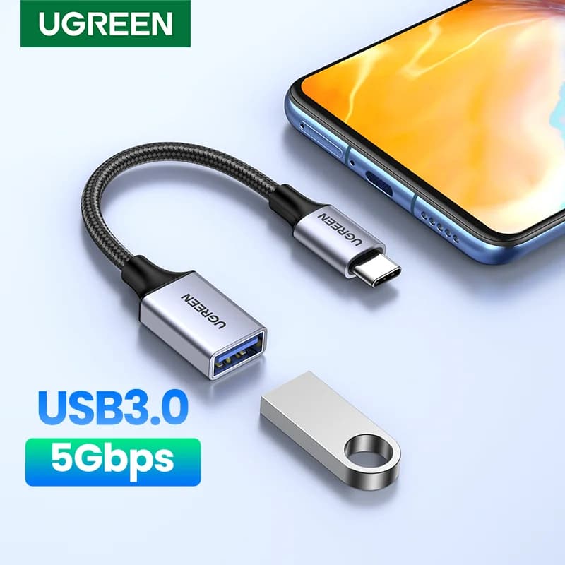 USB-C to USB 3.0 OTG データ変換アダプター