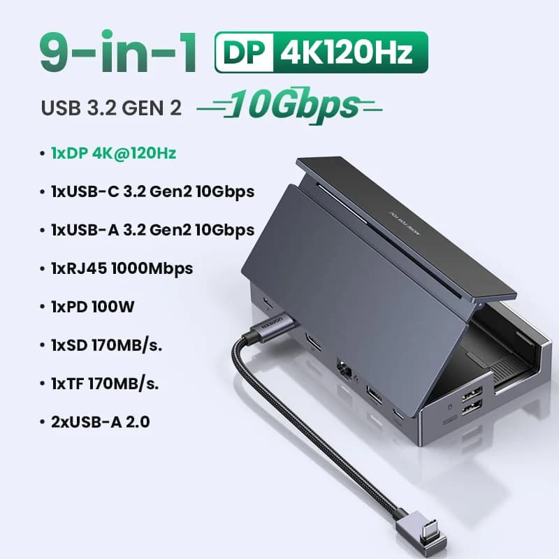 USB-Cゲーミングドック 4K HDMI・RJ45搭載