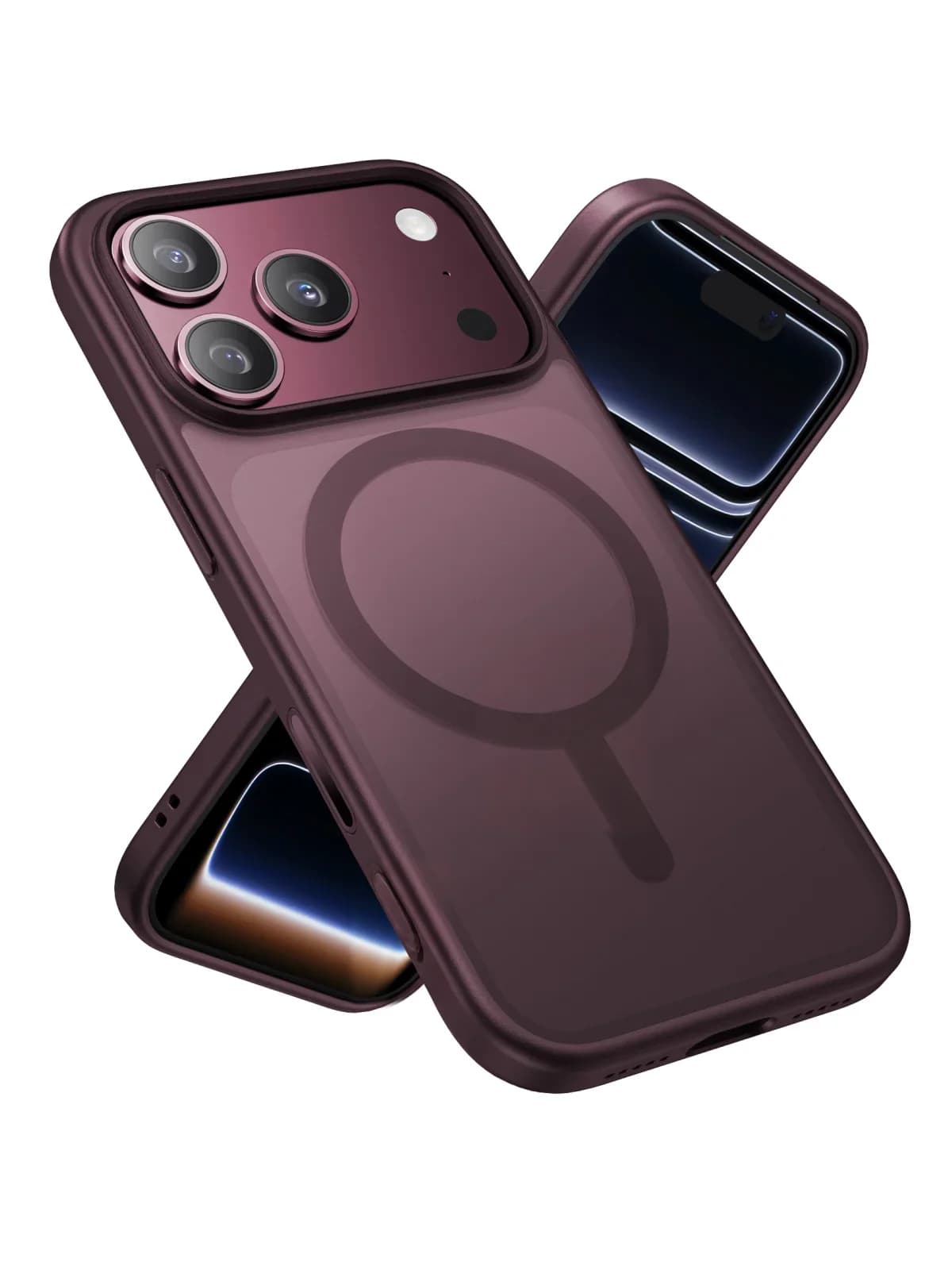 マグネット式 耐衝撃TPUスマホケース