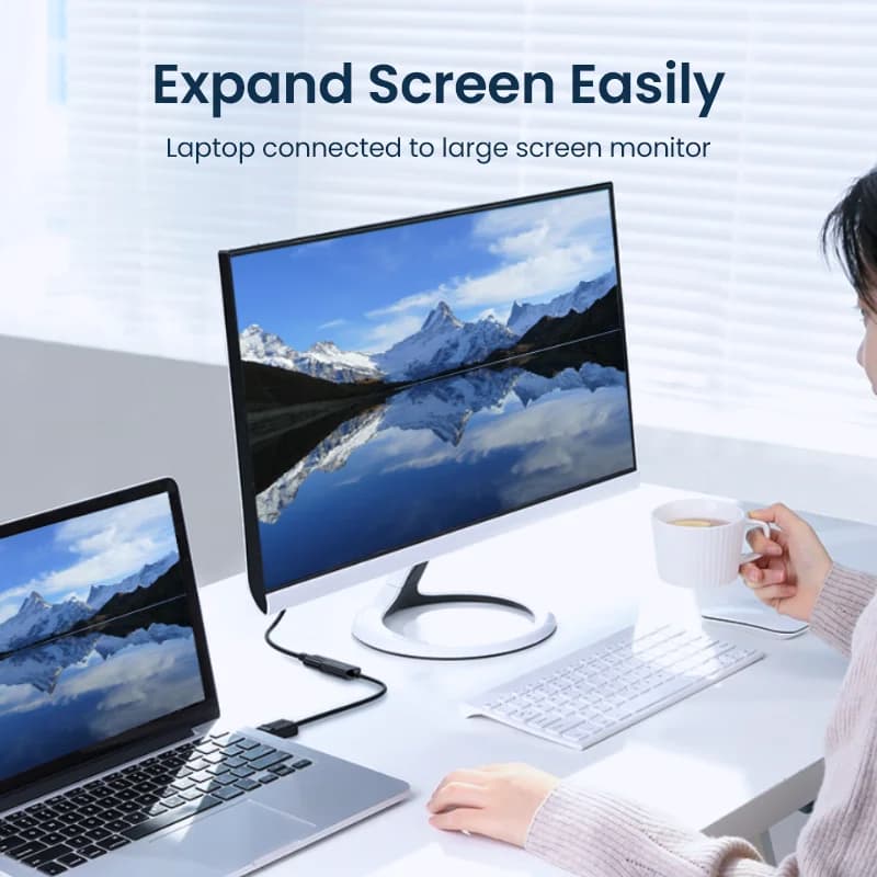 4K DisplayPort to HDMI アダプター変換器