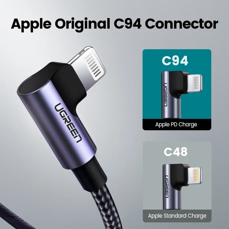 MFi認証 USB-C to Lightning ケーブル PD20W 高速充電対応