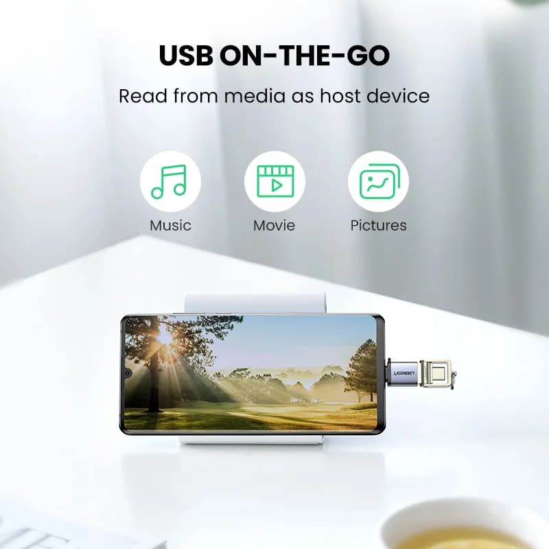 USB-C to USB 3.0 アダプター、Thunderbolt 3 OTG対応